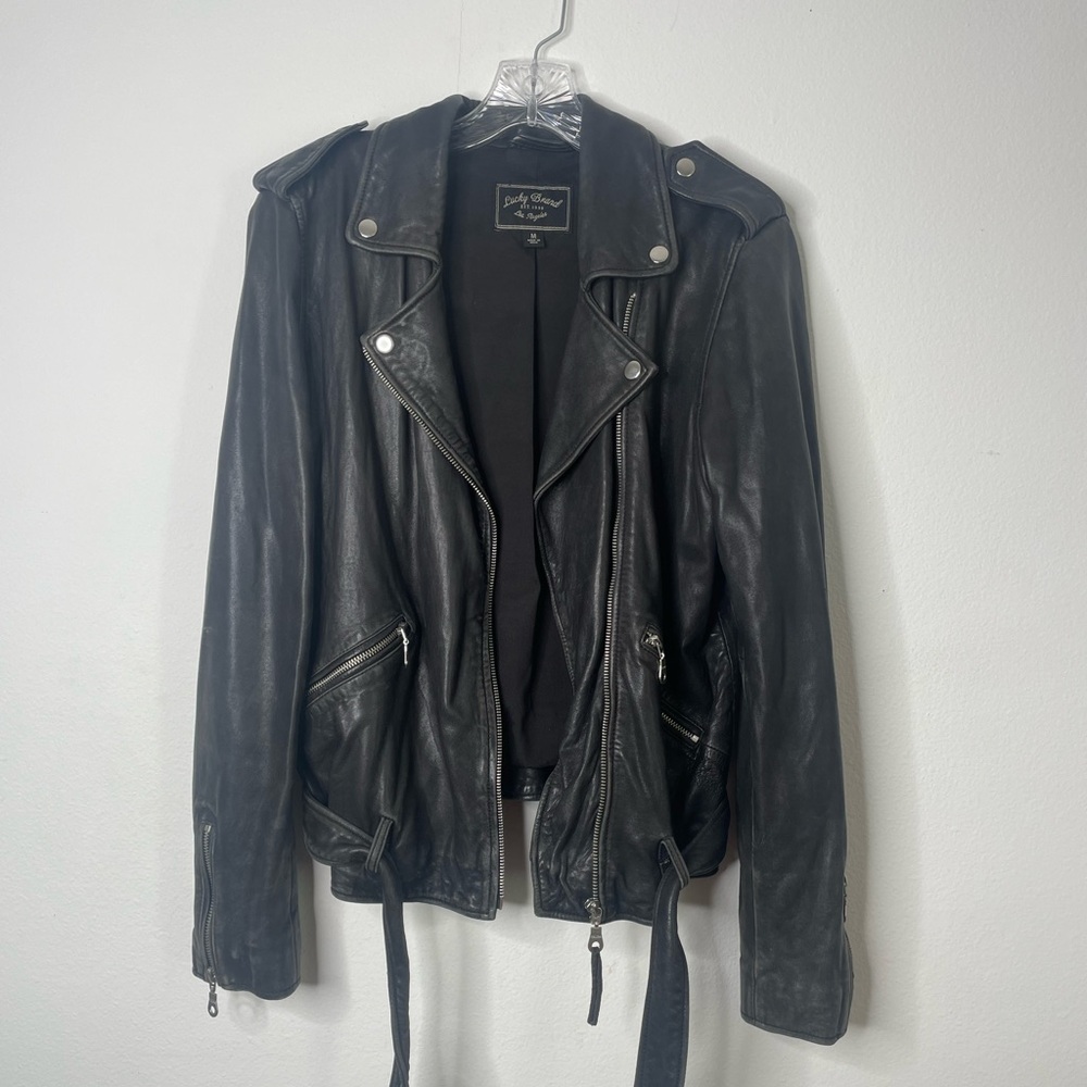 Lucky Brand Black Leather Jacket